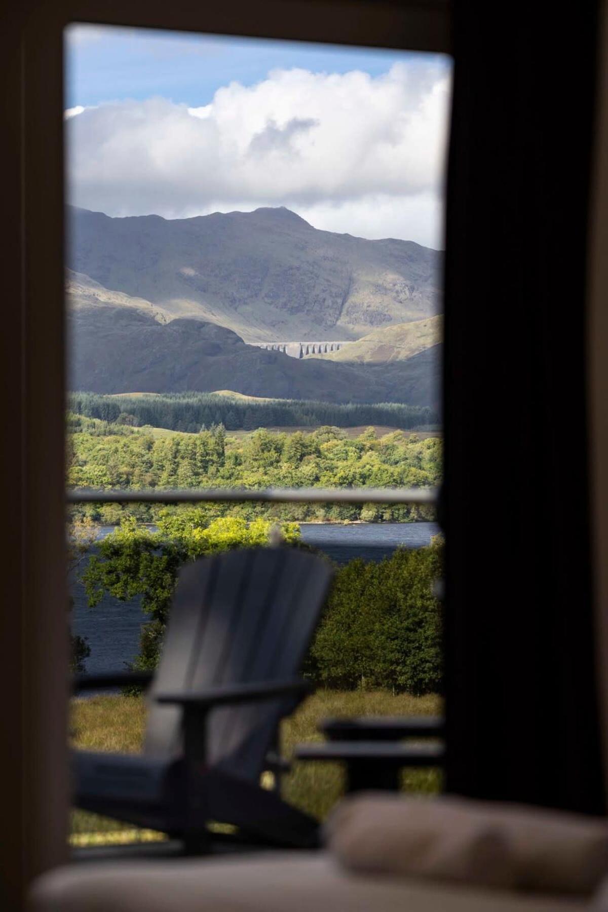 New Build Lodge With Stunning Views Of Loch Awe Hayfield (Argyll and Bute) Exterior foto